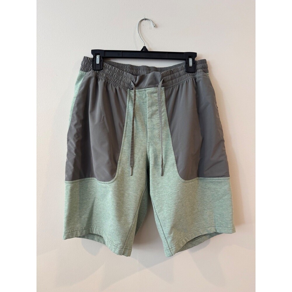 Lululemon City Commute Short -  Heathered Green Haze / Grey Sage - SIZE LARGE